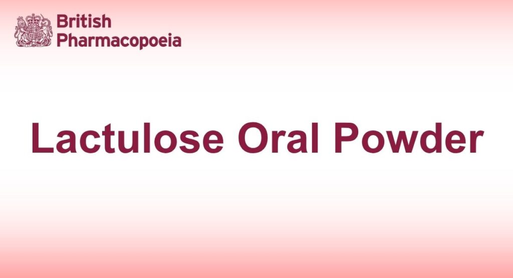 Lactulose Oral Powder