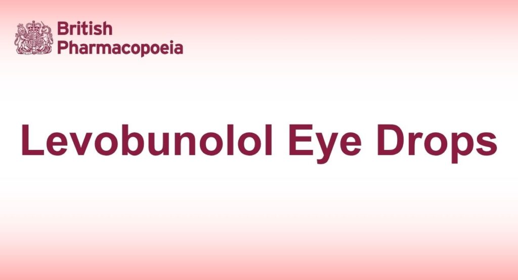 Levobunolol Eye Drops