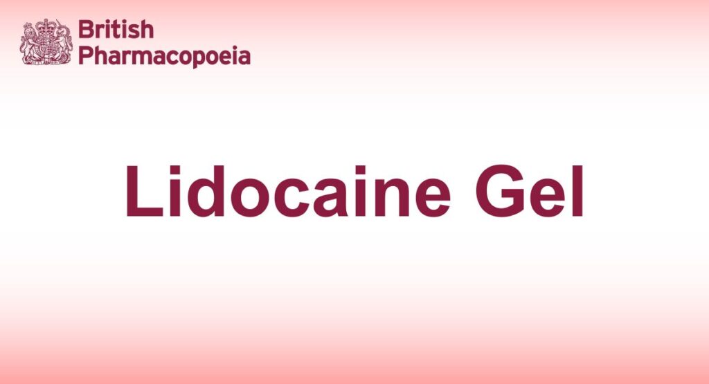 Lidocaine Gel