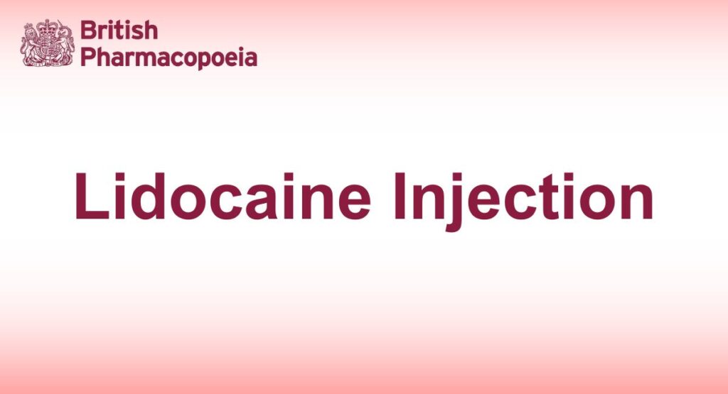Lidocaine Injection