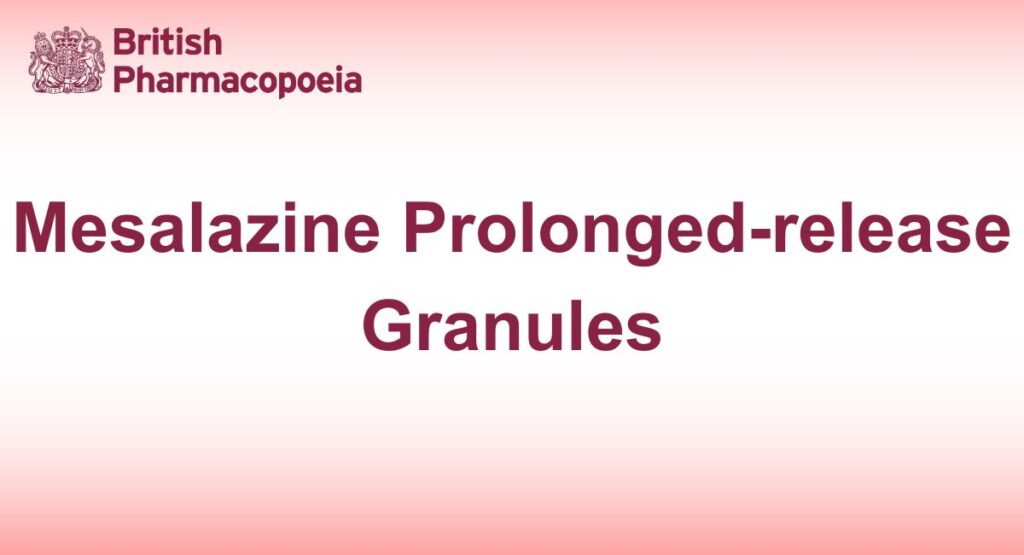 Mesalazine Prolonged-release Granules