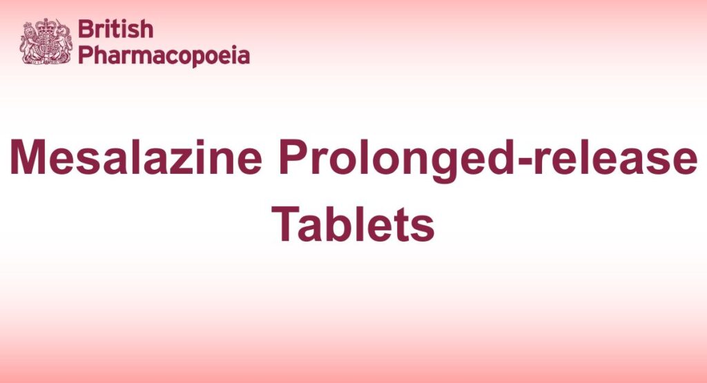 Mesalazine Prolonged-release Tablets