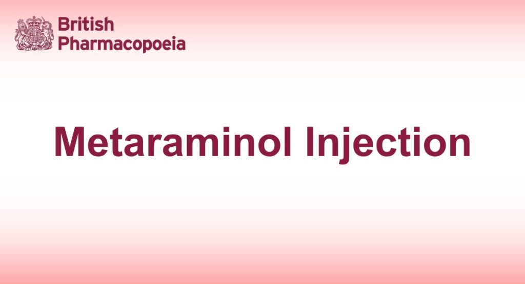 Metaraminol Injection