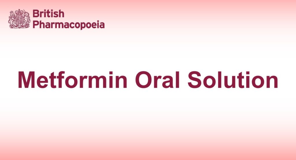 Metformin Oral Solution