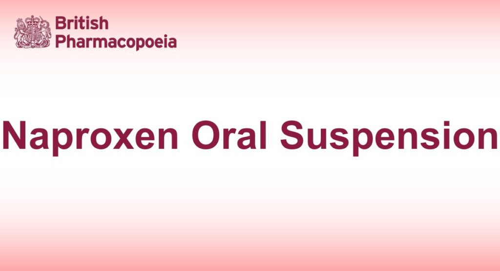Naproxen Oral Suspension