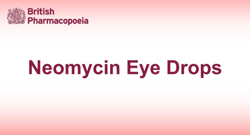 Neomycin Eye Drops