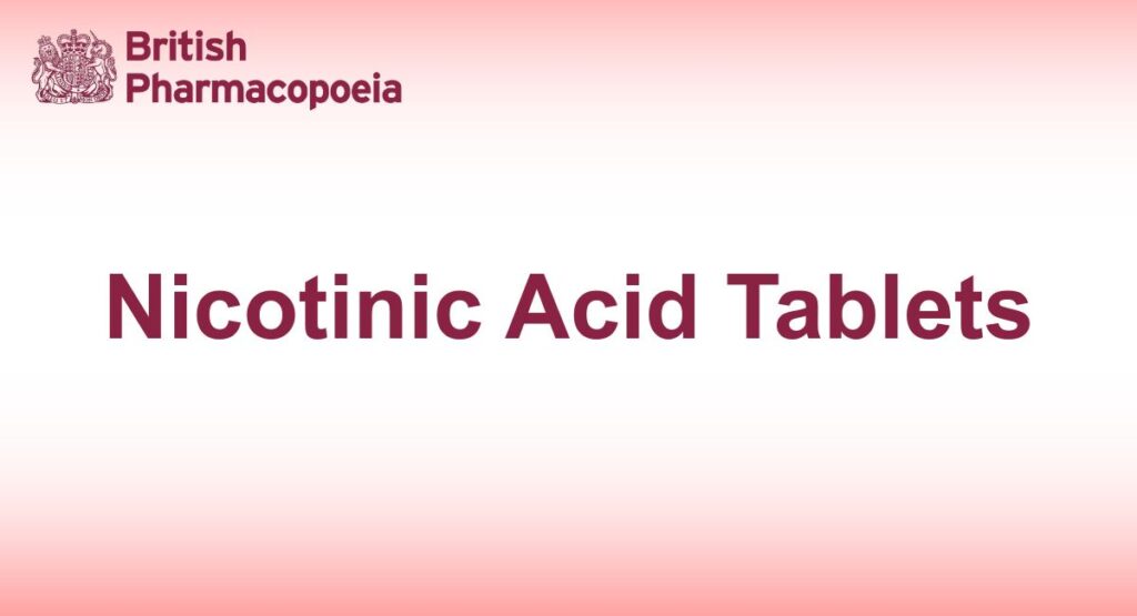 Nicotinic Acid Tablets