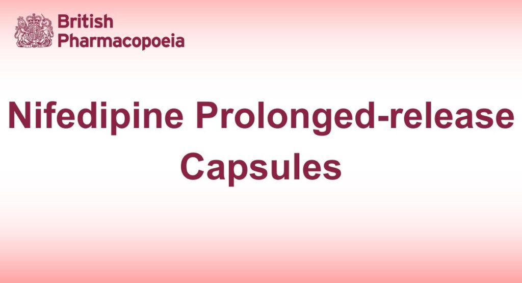 Nifedipine Prolonged-release Capsules