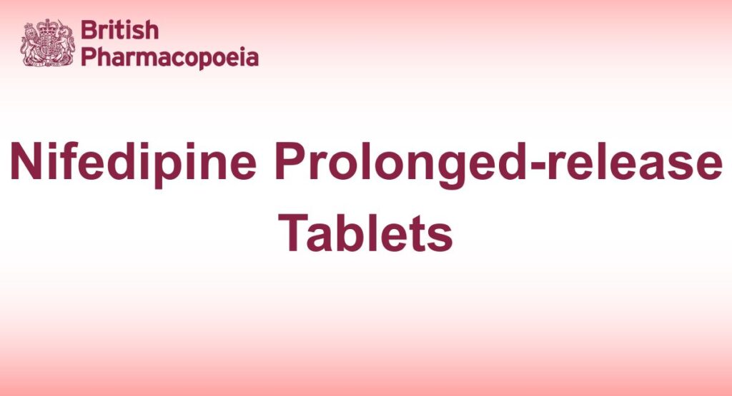 Nifedipine Prolonged-release Tablets