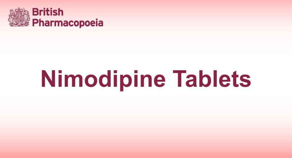 Nimodipine Tablets