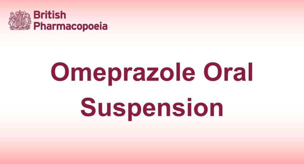 Omeprazole Oral Suspension