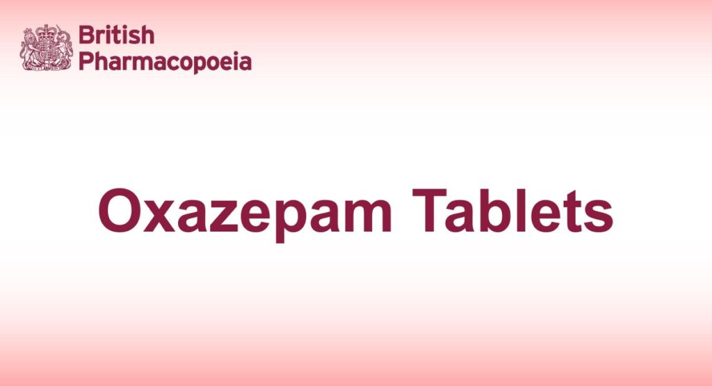 Oxazepam Tablets