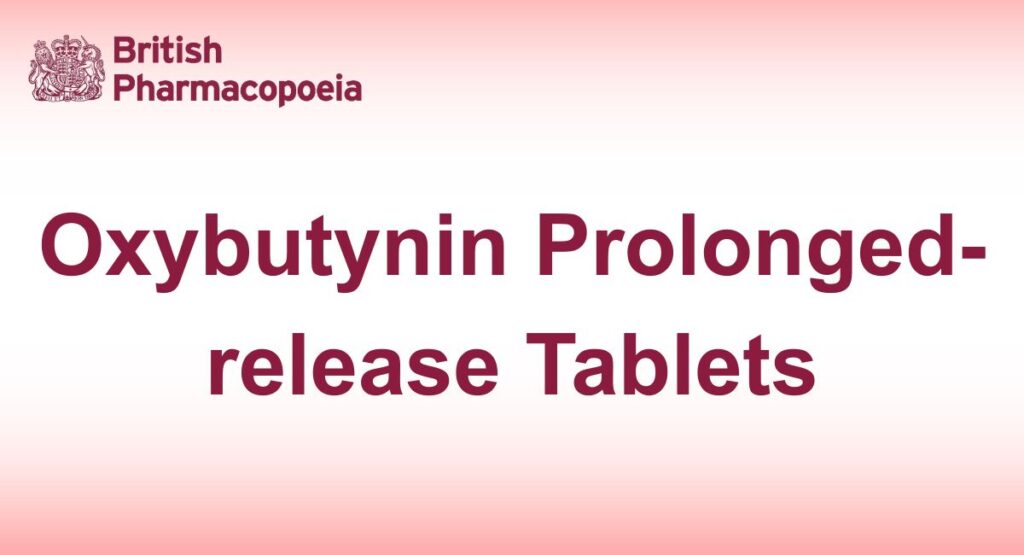Oxybutynin Prolonged-release Tablets