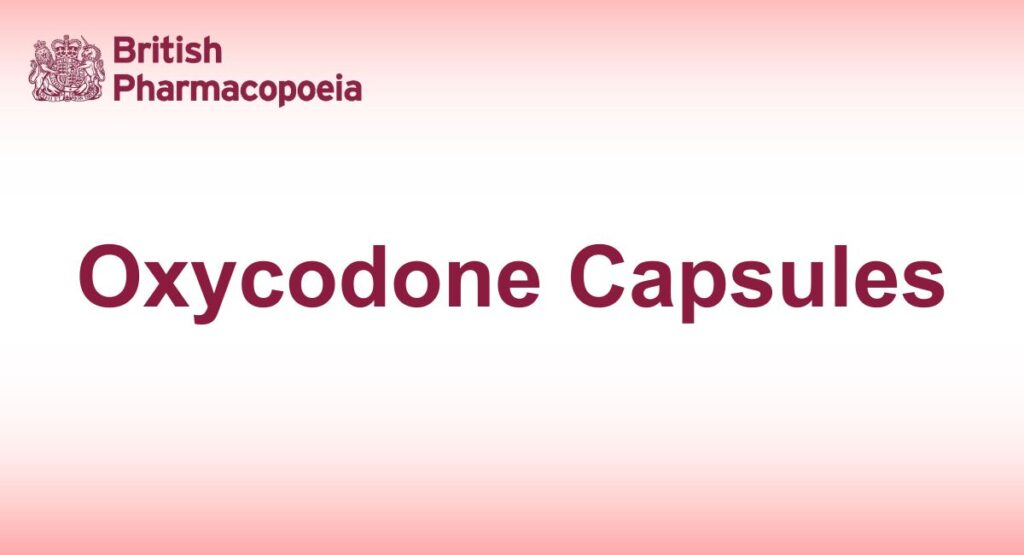 Oxycodone Capsules