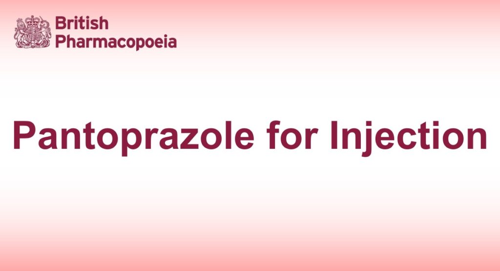 Pantoprazole for Injection