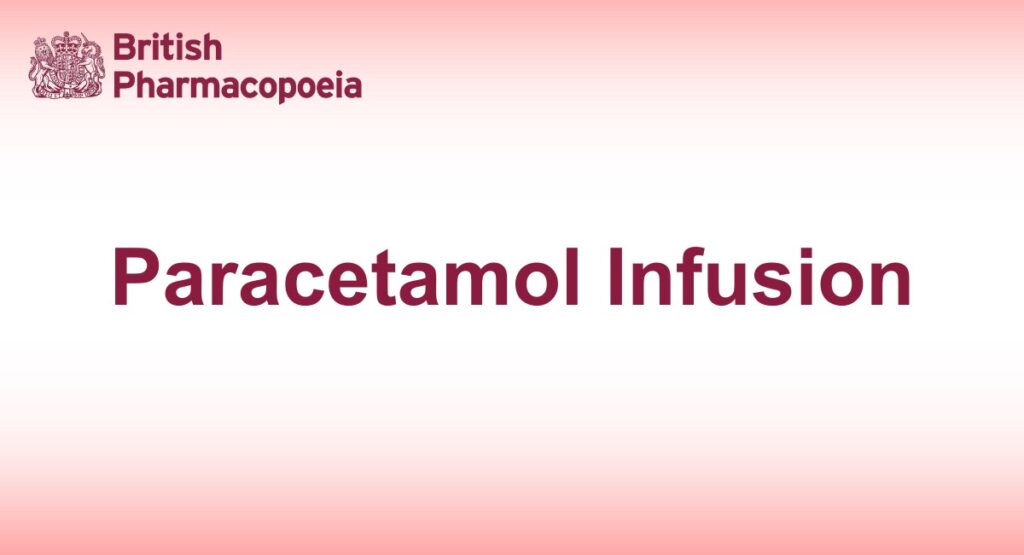 Paracetamol Infusion