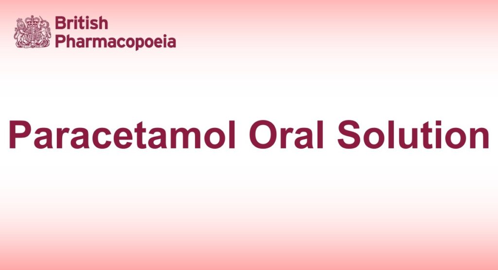 Paracetamol Oral Solution