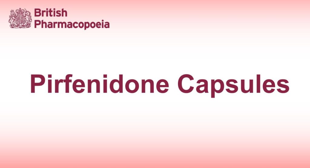 Pirfenidone Capsules
