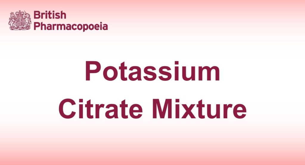 Potassium Citrate Mixture