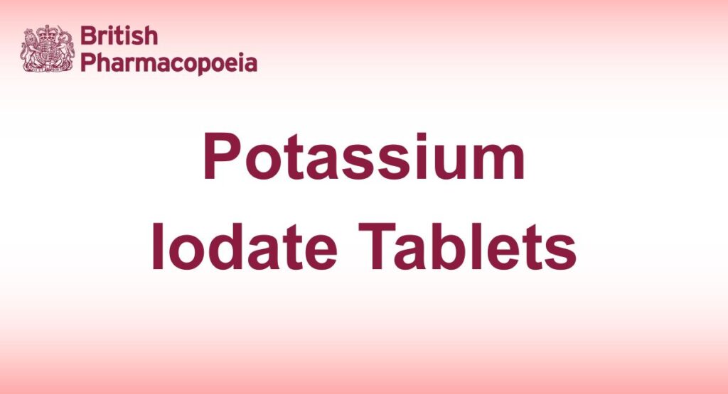 Potassium Iodate Tablets