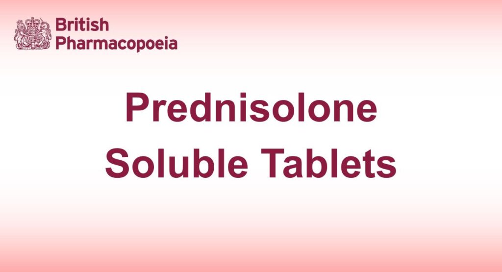 Prednisolone Soluble Tablets