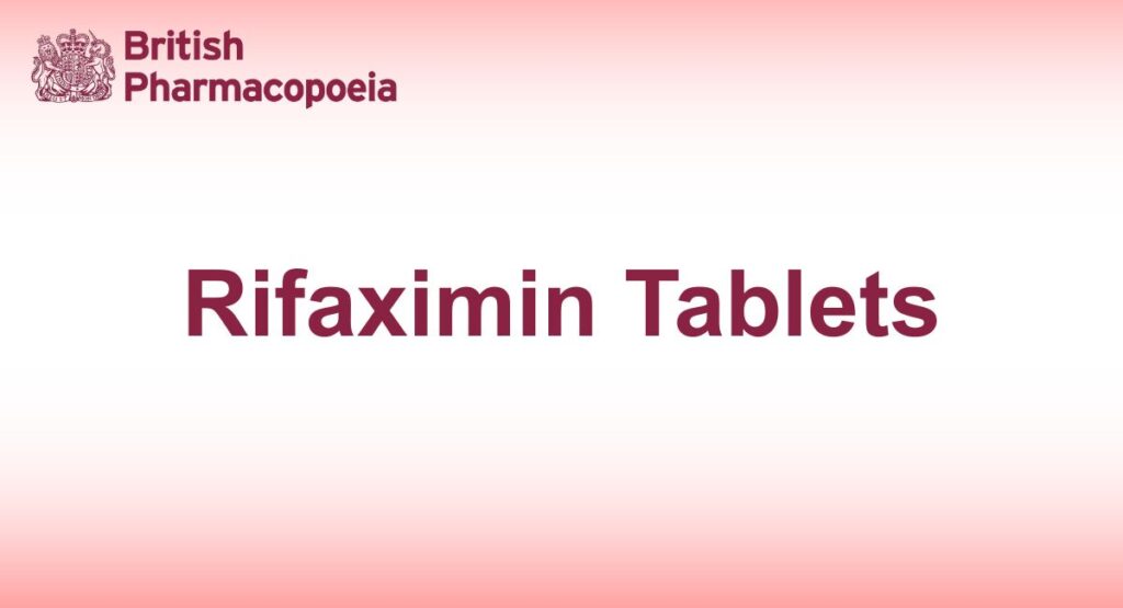 Rifaximin Tablets