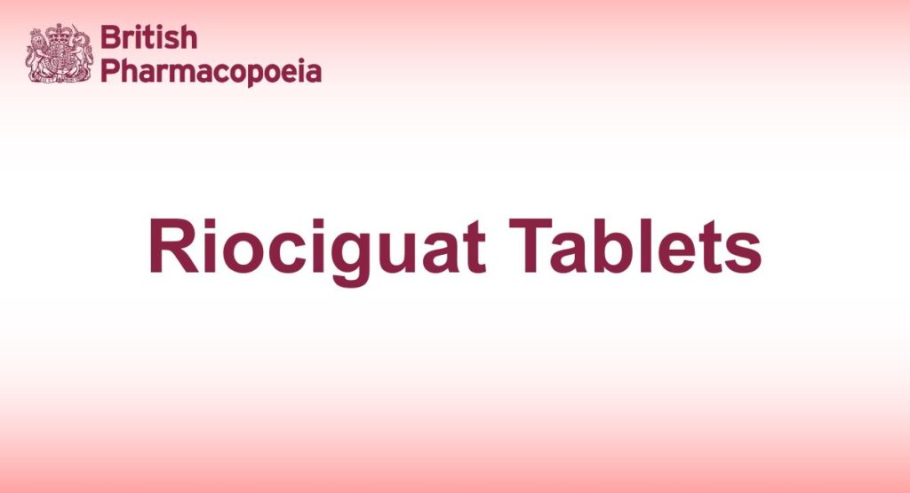 Riociguat Tablets
