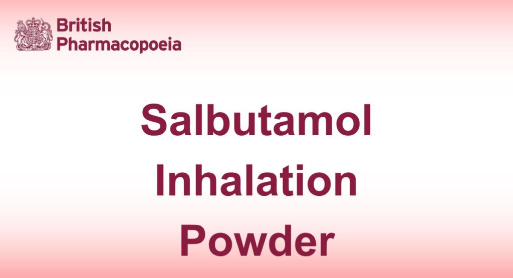 Salbutamol Inhalation Powder