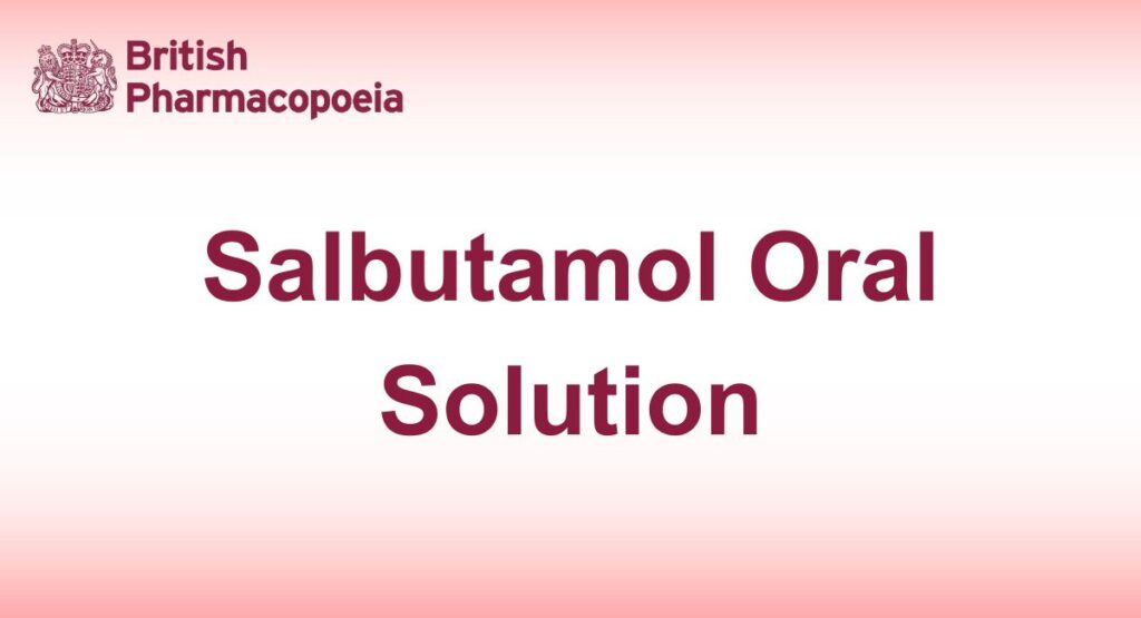 Salbutamol Oral Solution