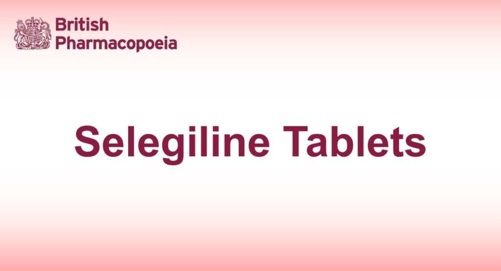 Selegiline Tablets