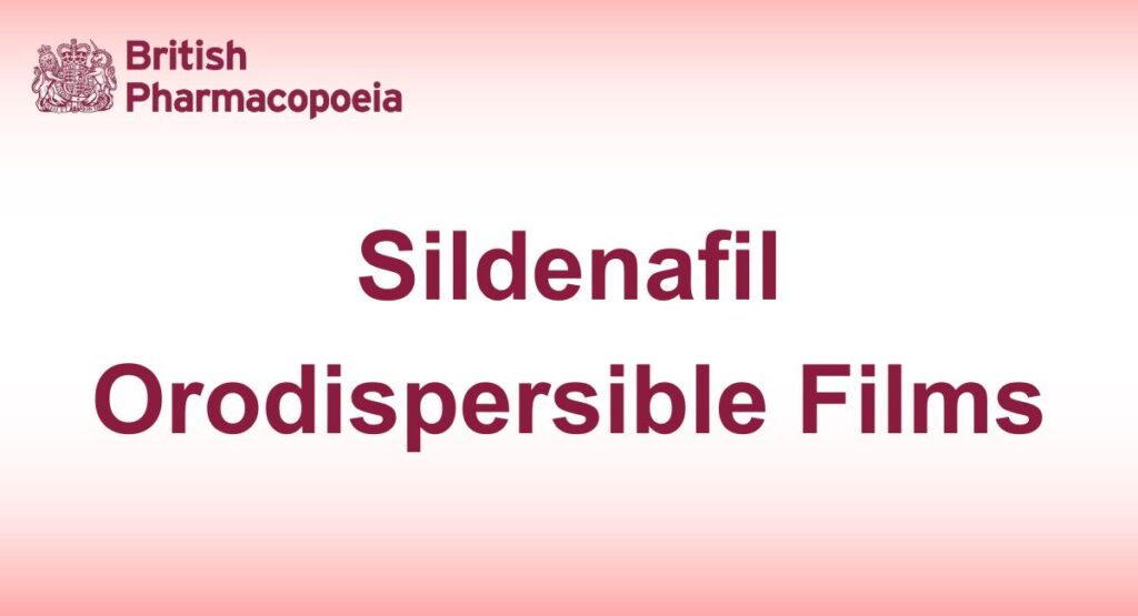 Sildenafil Orodispersible Films