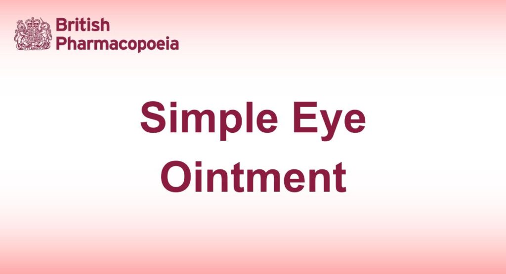 Simple Eye Ointment
