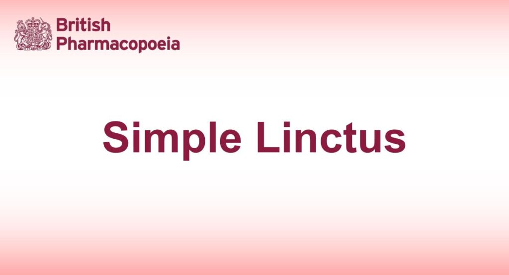 Simple Linctus