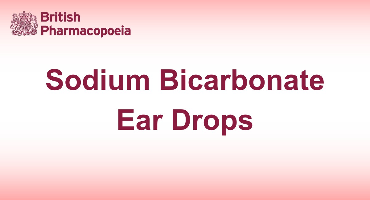 Sodium Bicarbonate Ear Drops Making It Worse