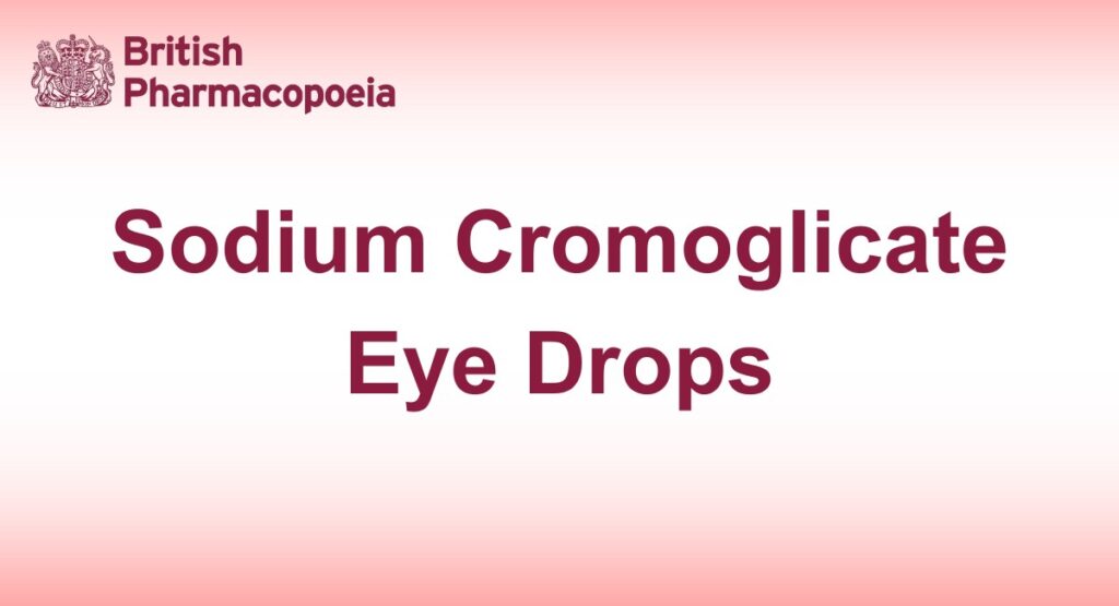 Sodium Cromoglicate Eye Drops