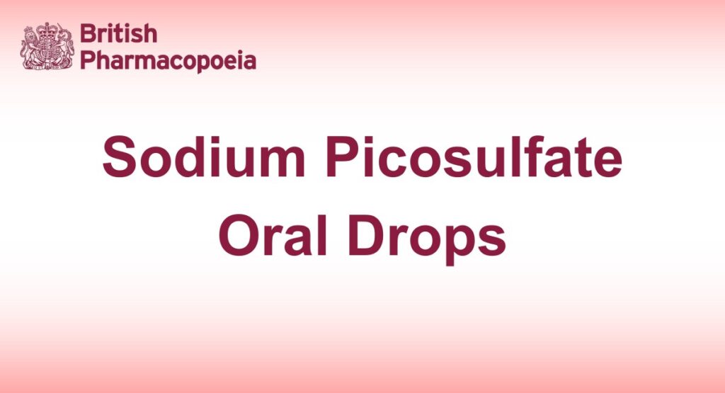 Sodium Picosulfate Oral Drops