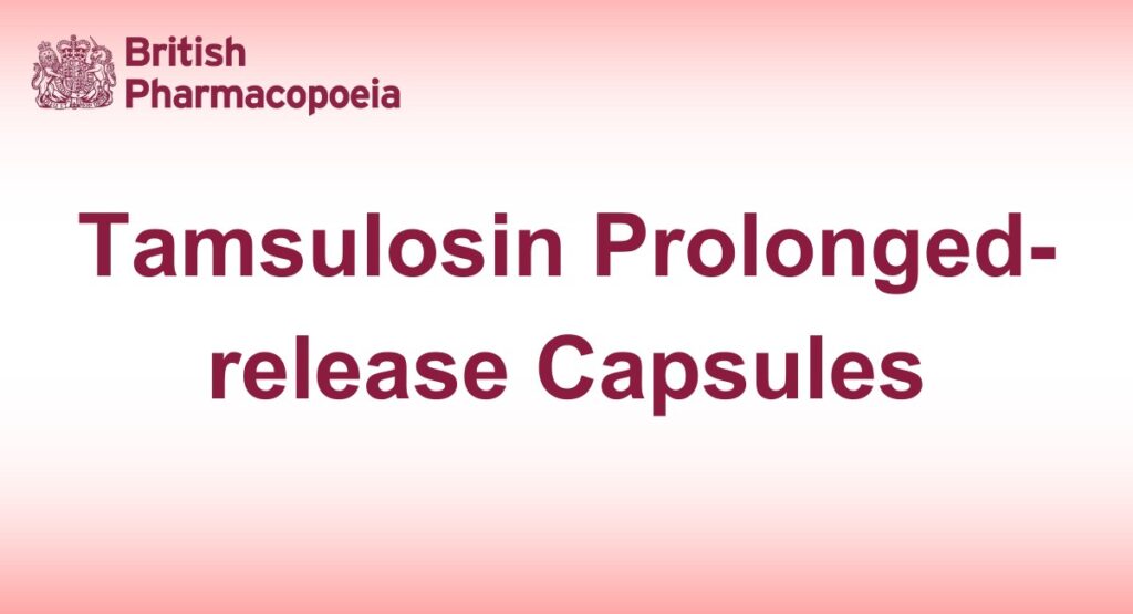 Tamsulosin Prolonged-release Capsules