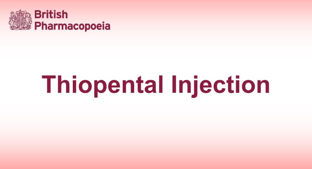 Thiopental Injection