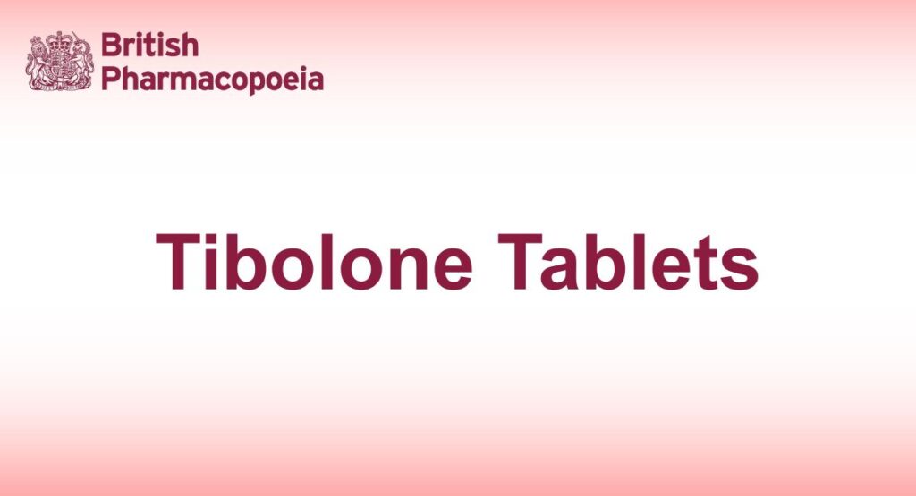 Tibolone Tablets contain Tibolone.