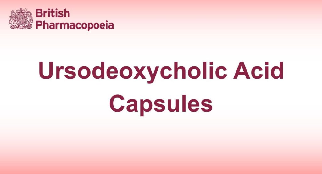 Ursodeoxycholic Acid Capsules
