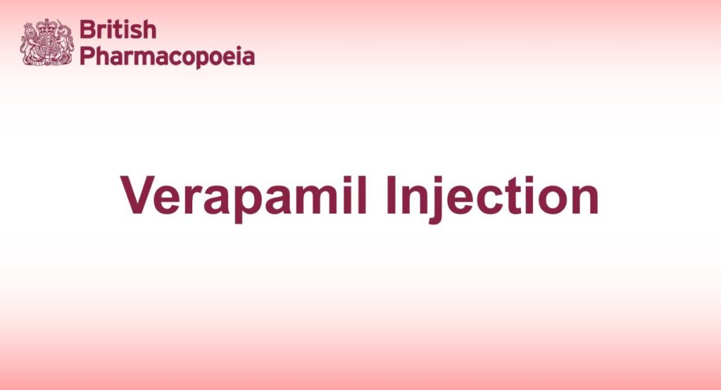 Verapamil Injection