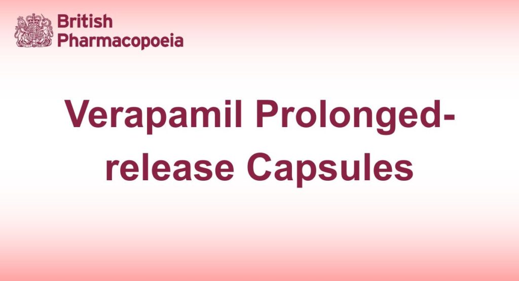 Verapamil Prolonged-release Capsules