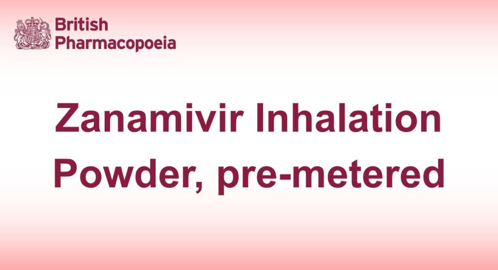 Zanamivir Inhalation Powder