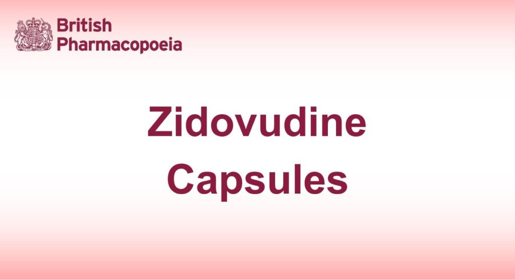 Zidovudine Capsules