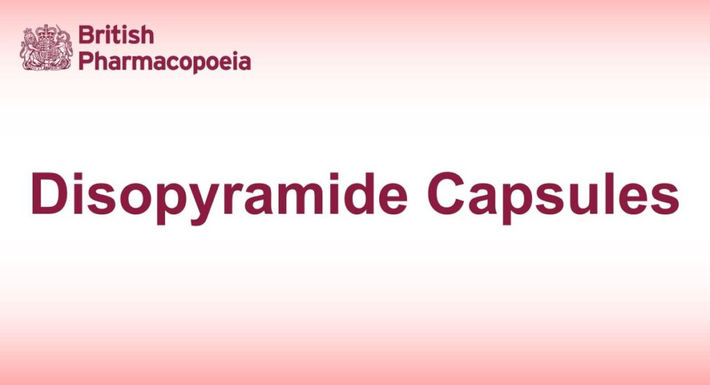 disopyramide-capsules