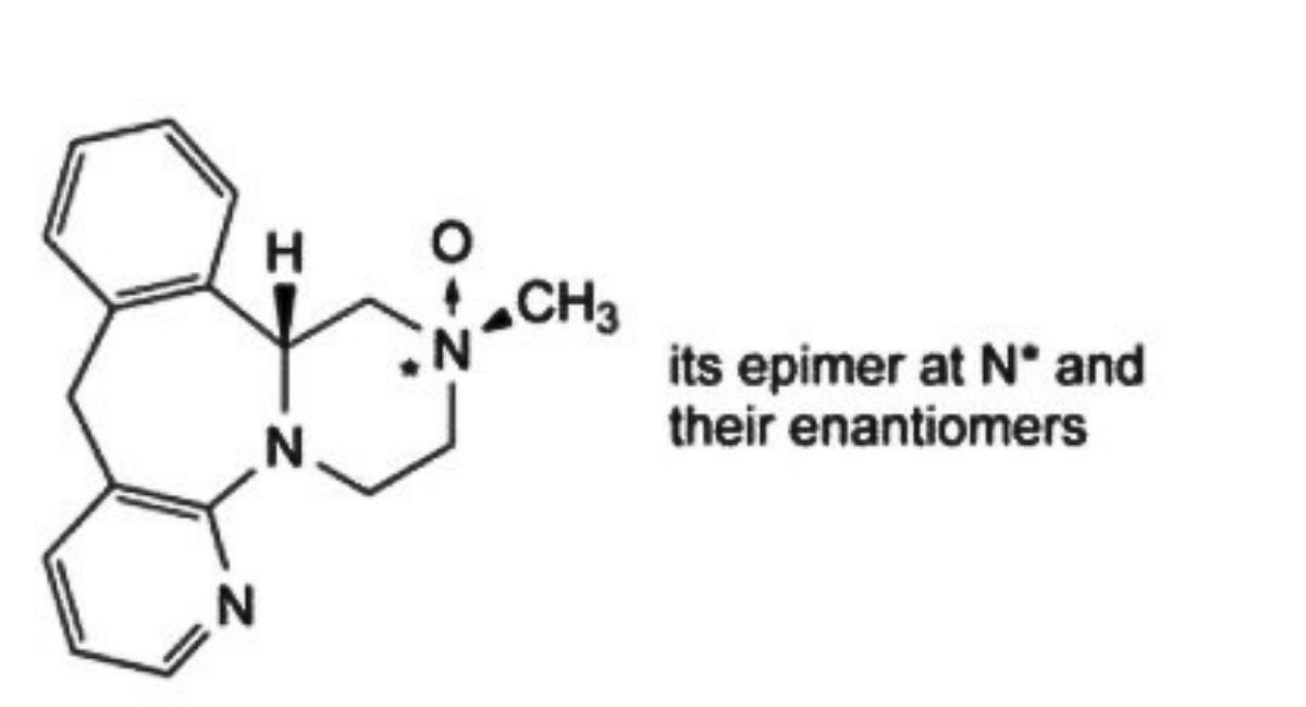 (14bRS)-2-methyl-1,2,3,4,10,14b-hexahydropyrazino[2,1-a]pyrido[2,3-c][2]benzazepine 2-oxide