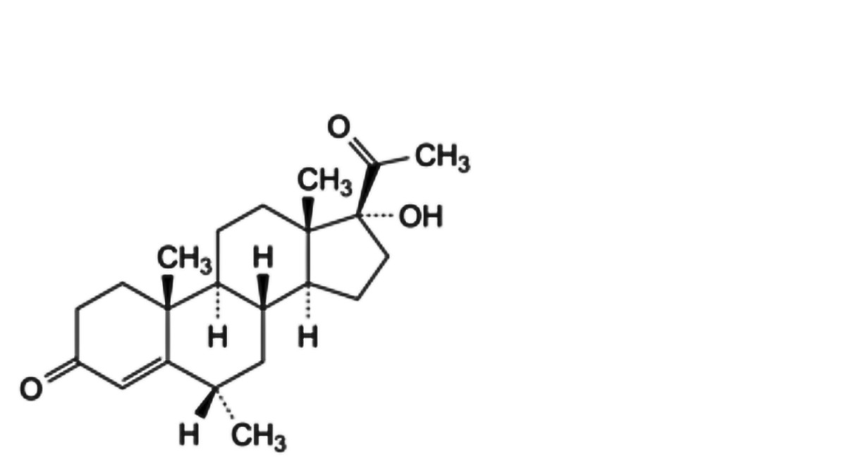 17-hydroxy-6α-methylpregn-4-ene-3,20-dione (medroxyprogesterone)
