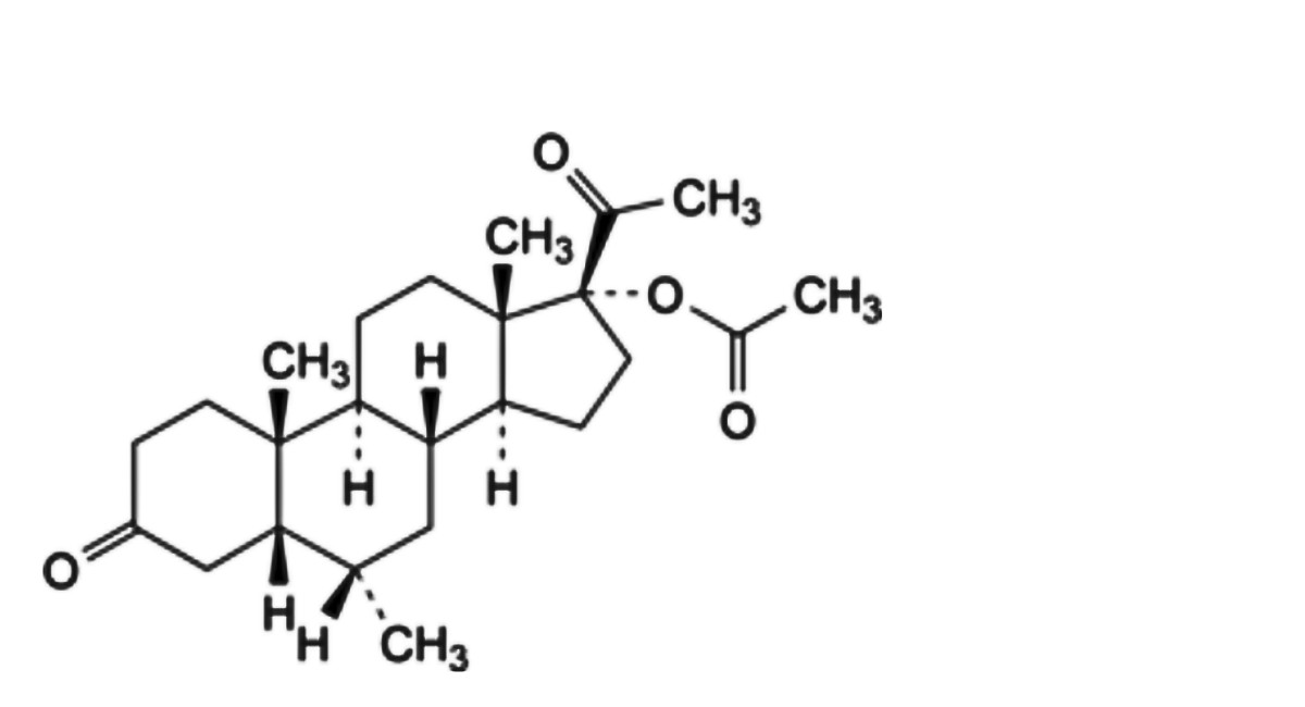 6α-methyl-3,20-dioxo-5β-pregnan-17-yl acetate (4,5-dihydromedroxyprogesterone acetate)