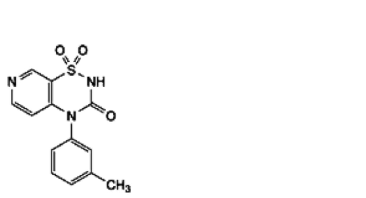 A. 4-(3-methylphenyl)-2H-pyrido[4,3-e]-1,2,4-thiadiazin-3(4H)-one 1,1-dioxide,