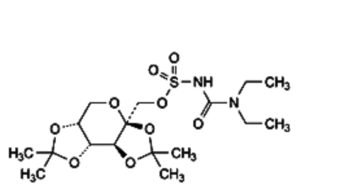 B. 2,3_4,5-bis-O-(propan-2,2-diyl)-β-D-fructopyranose 1-[N-(diethylcarbamoyl)sulfamate],